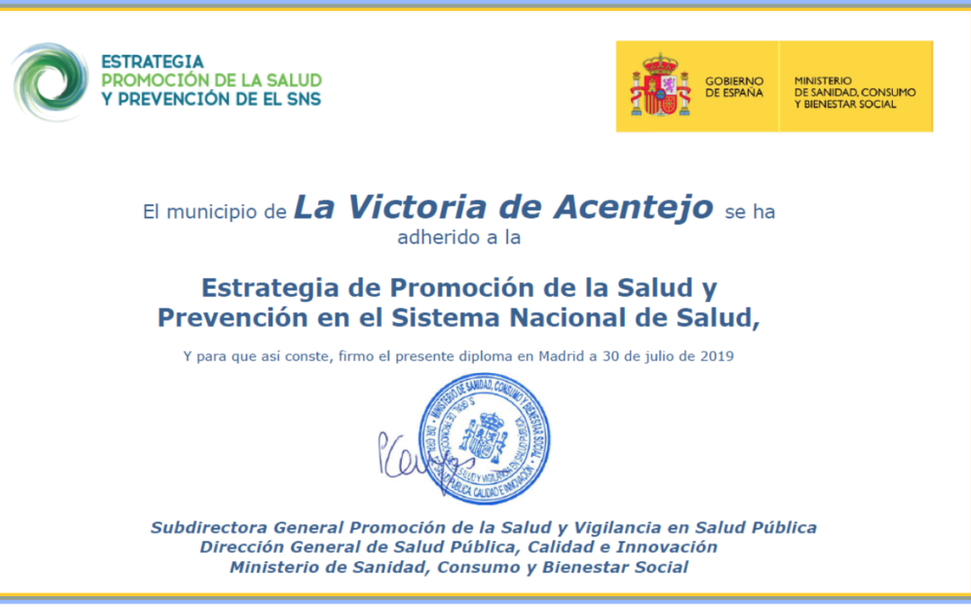 La Victoria de Acentejo municipio promotor de la salud