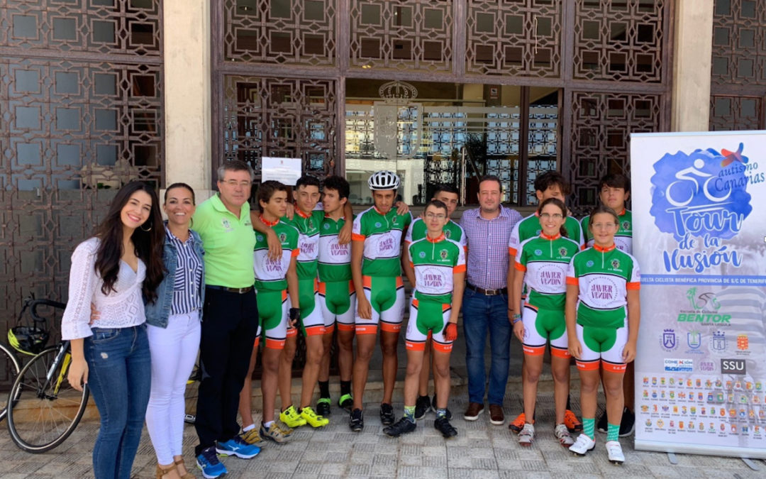 La Victoria de Acentejo recibió la visita de los ciclistas del “TOUR DE LA ILUSIÓN” en apoyo al autismo.