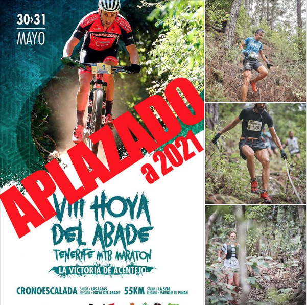 El Ayuntamiento de La Victoria suspende la celebración de las citas deportivas Hoya del Abade Tenerife MTB Maratón y Castáñate