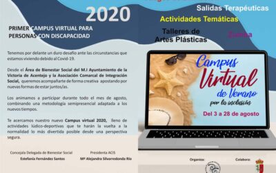 El Consistorio organiza el I Campus Virtual de Verano para personas con discapacidad