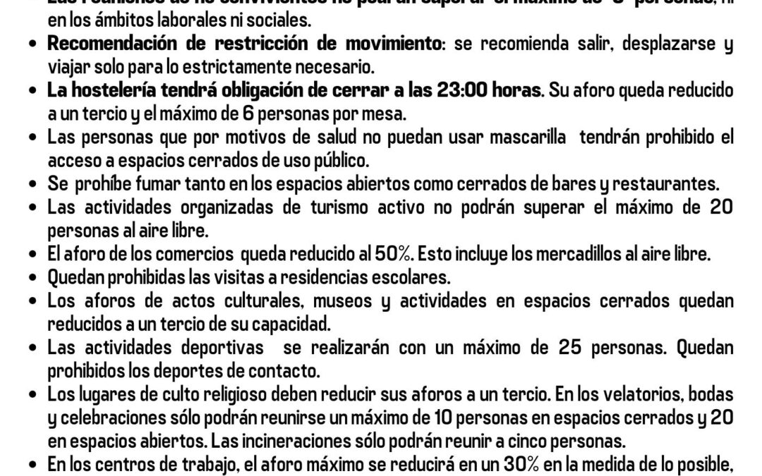 El Gobierno de Canarias impone nuevas MEDIDAS frente a la COVID-19