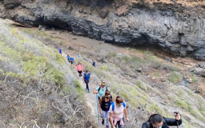 El programa municipal de iniciación al senderismo promueve el conocimiento de los espacios naturales de La Victoria