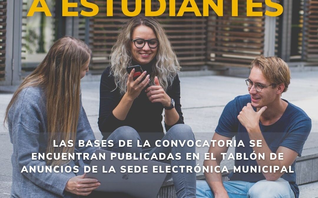 El Ayuntamiento abre una nueva convocatoria de ayudas para estudiantes del municipio