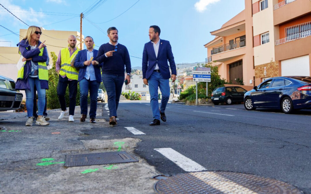 Comienzan las obras de saneamiento de la TF 213, la carretera Vieja