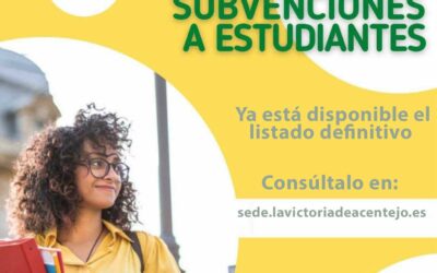 Adjudicación definitiva de subvenciones a estudiantes curso 2024-2025