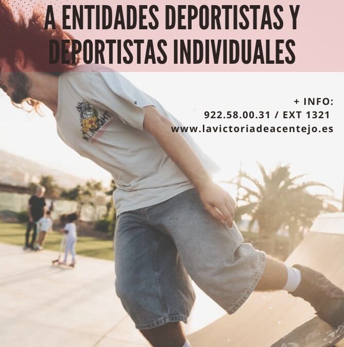 Ya están abiertas las ayudas para deportistas de La Victoria de Acentejo